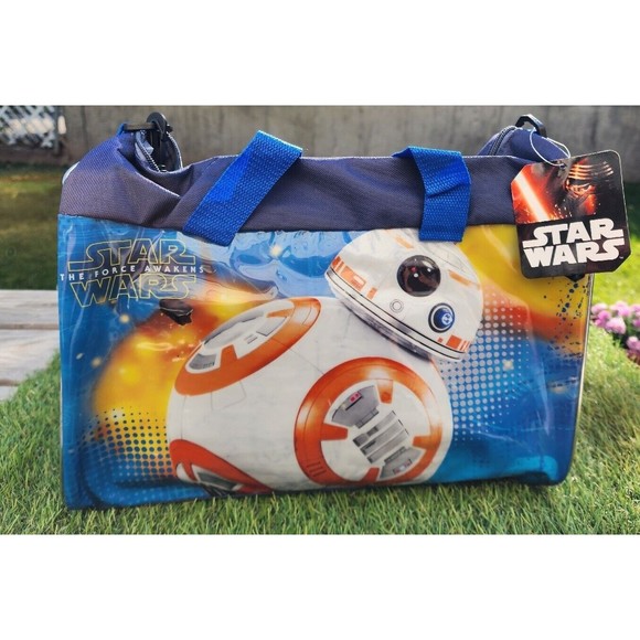Disney Star Wars BB-8 Duffle Bag Overnight Bag Carry-on  NWT 14.5"L 10"H 7"W - Picture 2 of 15
